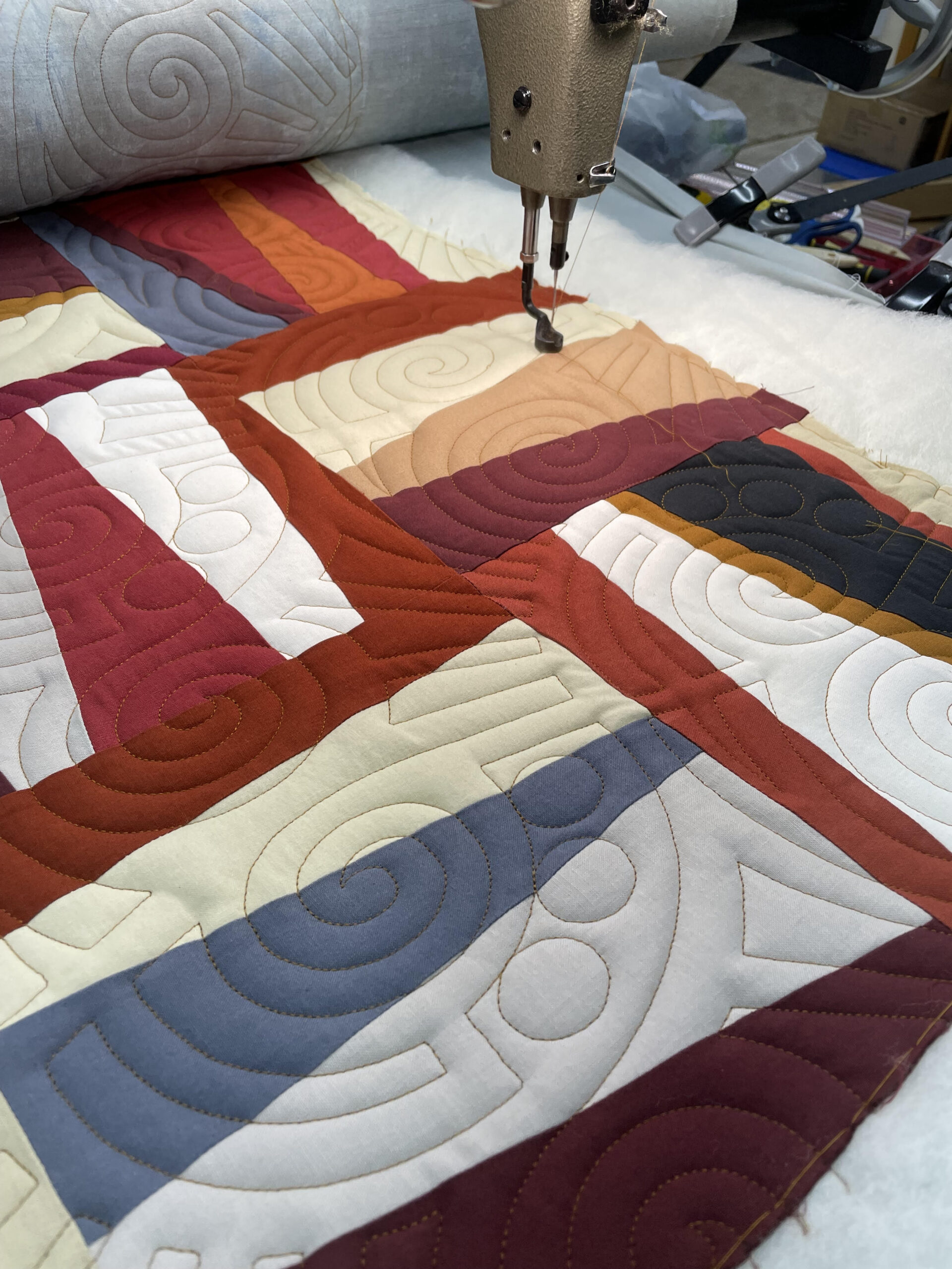 Quilt and longarm machine